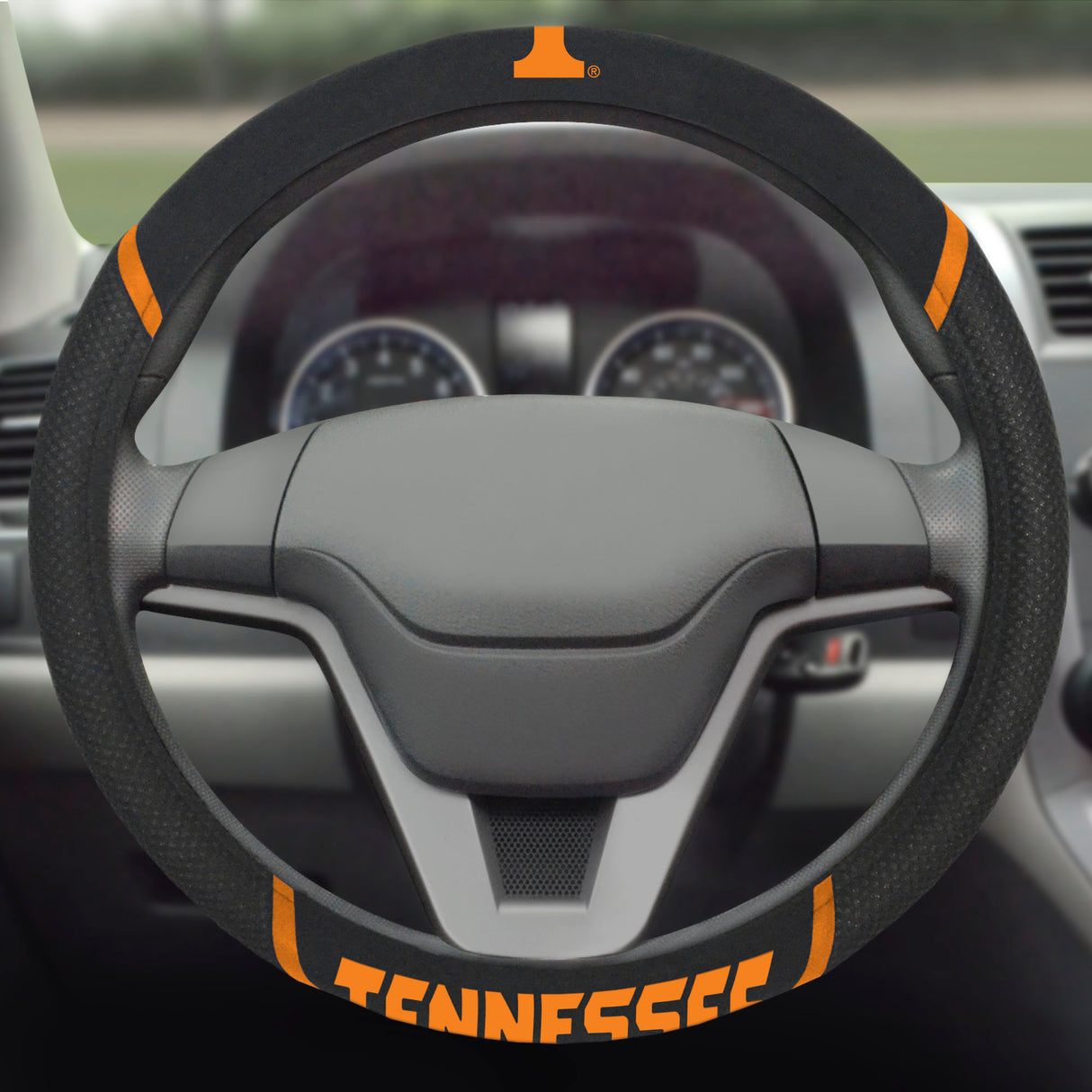 Fanmats Tennessee Volunteers Embroidered Steering Wheel Cover Fan Gear NCAA Tennessee Volunteers