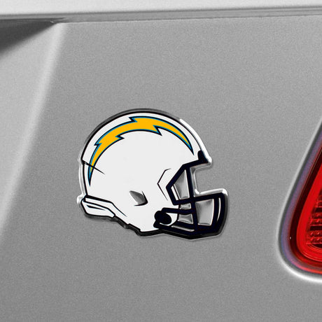 Fanmats Los Angeles Chargers Heavy Duty Aluminium Helmet Emblem Fan Gear NFL Los Angeles Chargers