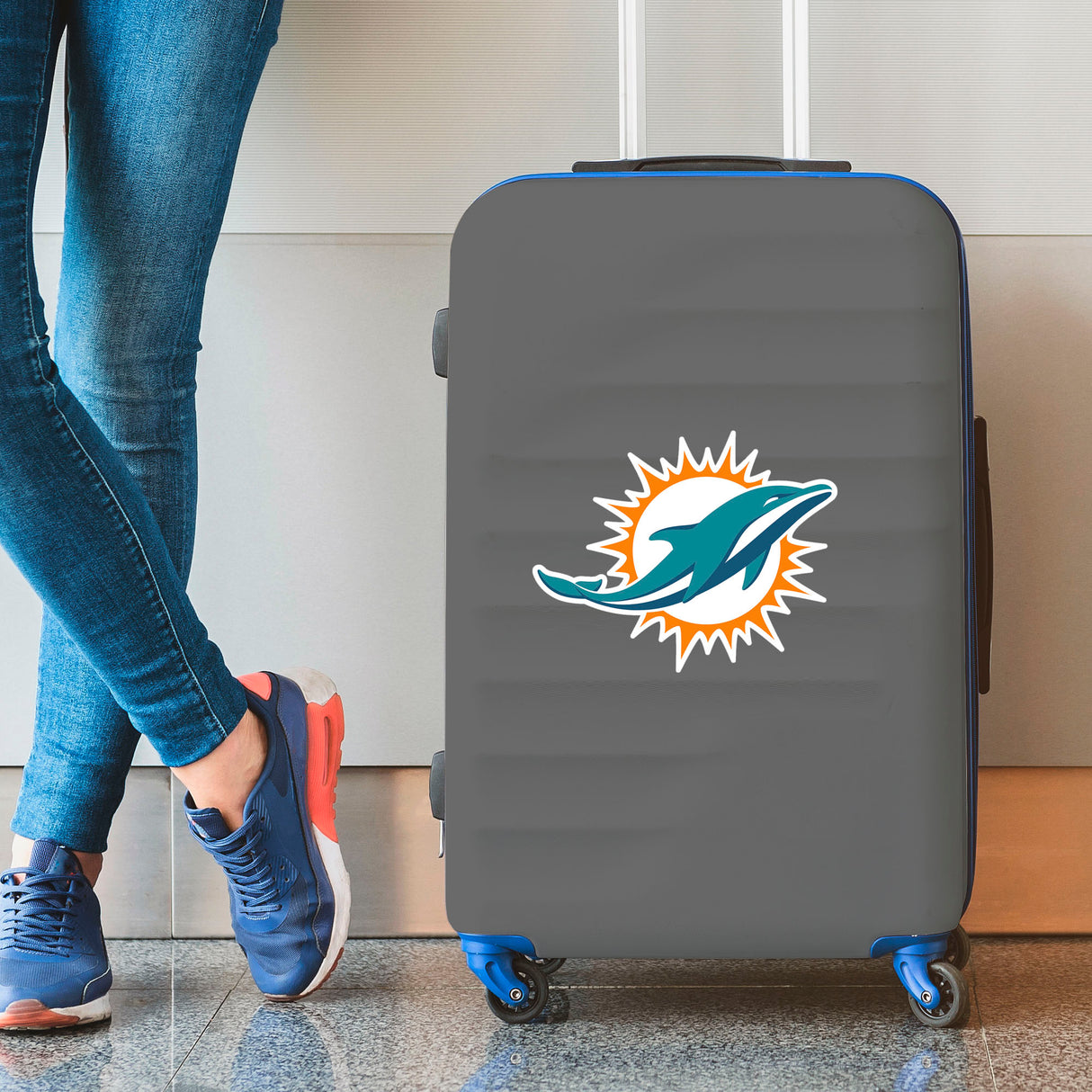 Fanmats Miami Dolphins Large Decal Sticker