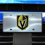 Fanmats Vegas Golden Knights 3D Stainless Steel License Plate Fan Gear NHL Vegas Golden Knights