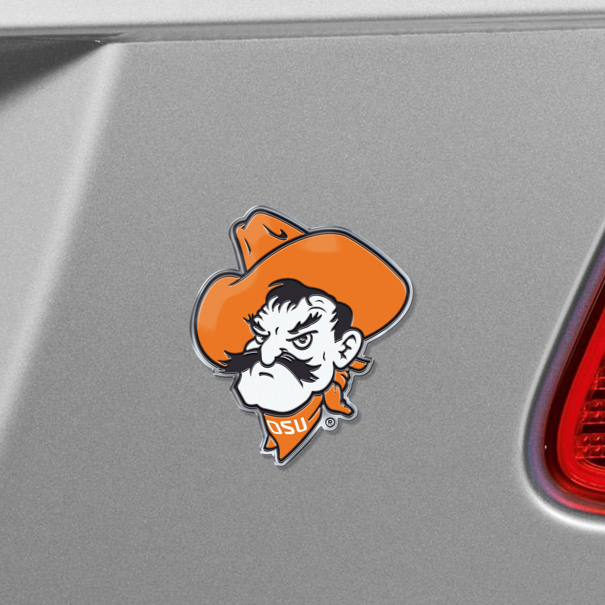Fanmats Oklahoma State Cowboys Heavy Duty Aluminum Embossed Color Emblem - Alternate