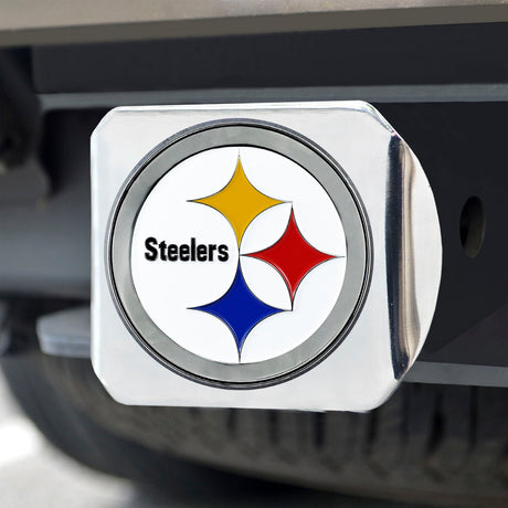 Fanmats Pittsburgh Steelers Hitch Cover - 3D Color Emblem Fan Gear NFL Pittsburgh Steelers