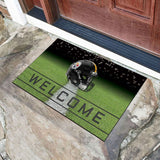 Fanmats Pittsburgh Steelers Rubber Door Mat - 18" x 30"
