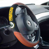 Fanmats Green Bay Packers Football Grip Steering Wheel Cover 15" Diameter