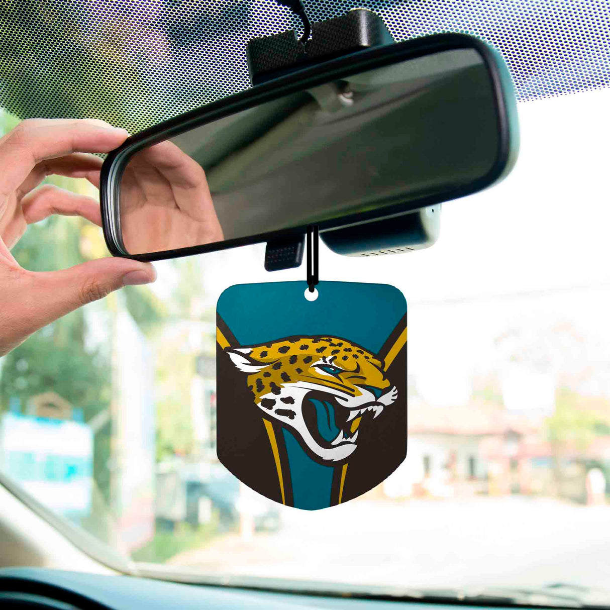 Fanmats Jacksonville Jaguars 2 Pack Air Freshener Fan Gear NFL Jacksonville Jaguars