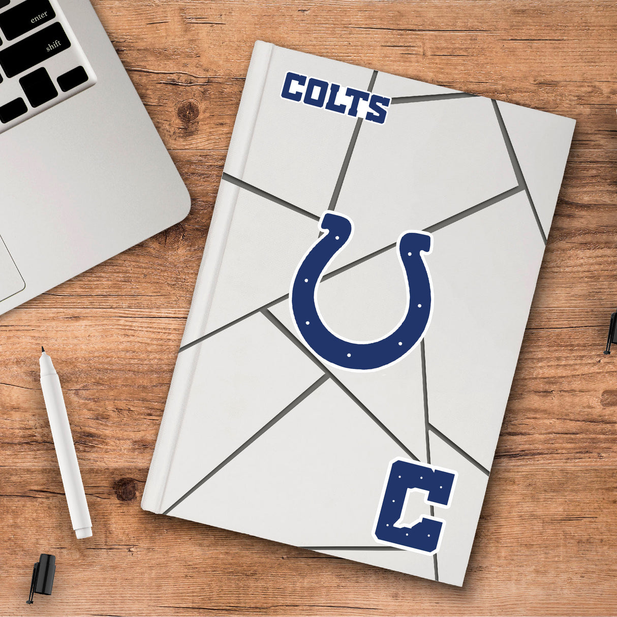 Fanmats Indianapolis Colts 3 Piece Decal Sticker Set