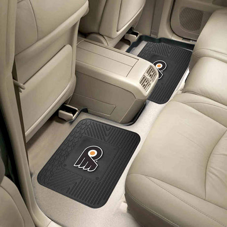 Fanmats Philadelphia Flyers Back Seat Car Utility Mats - 2 Piece Set Fan Gear NHL Philadelphia Flyers