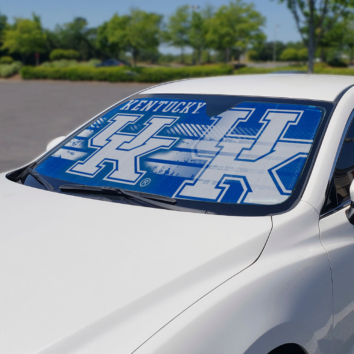 Fanmats Kentucky Wildcats Windshield Sun Shade Fan Gear NCAA Kentucky Wildcats