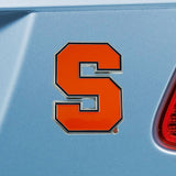 Fanmats Syracuse Orange 3D Color Metal Emblem Fan Gear NCAA Syracuse Orange