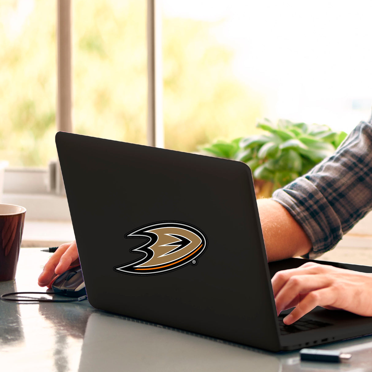 Fanmats Anaheim Ducks Matte Decal Sticker Fan Gear NHL Anaheim Ducks