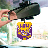 Fanmats LSU Tigers 2 Pack Air Freshener Fan Gear NCAA LSU Tigers