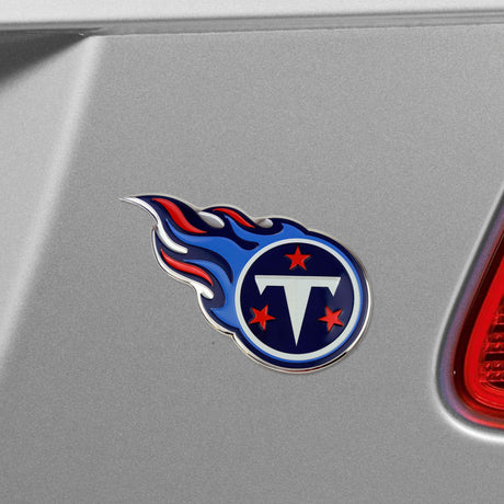 Fanmats Tennessee Titans Heavy Duty Aluminum Embossed Color Emblem Fan Gear NFL Tennessee Titans