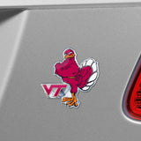 Fanmats Virginia Tech Hokies Heavy Duty Aluminum Embossed Color Emblem - Alternate Fan Gear NCAA Virginia Tech Hokies