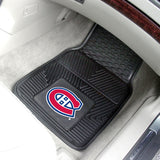 Fanmats Montreal Canadiens Heavy Duty Car Mat Set - 2 Pieces Fan Gear NHL Montreal Canadiens