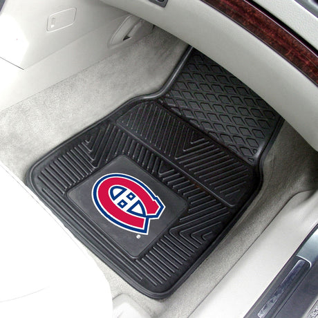 Fanmats Montreal Canadiens Heavy Duty Car Mat Set - 2 Pieces Fan Gear NHL Montreal Canadiens