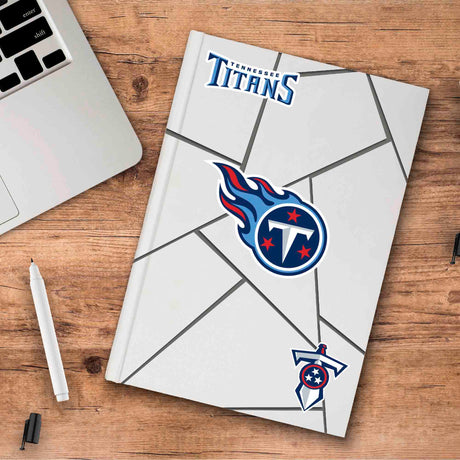 Fanmats Tennessee Titans 3 Piece Decal Sticker Set Fan Gear NFL Tennessee Titans