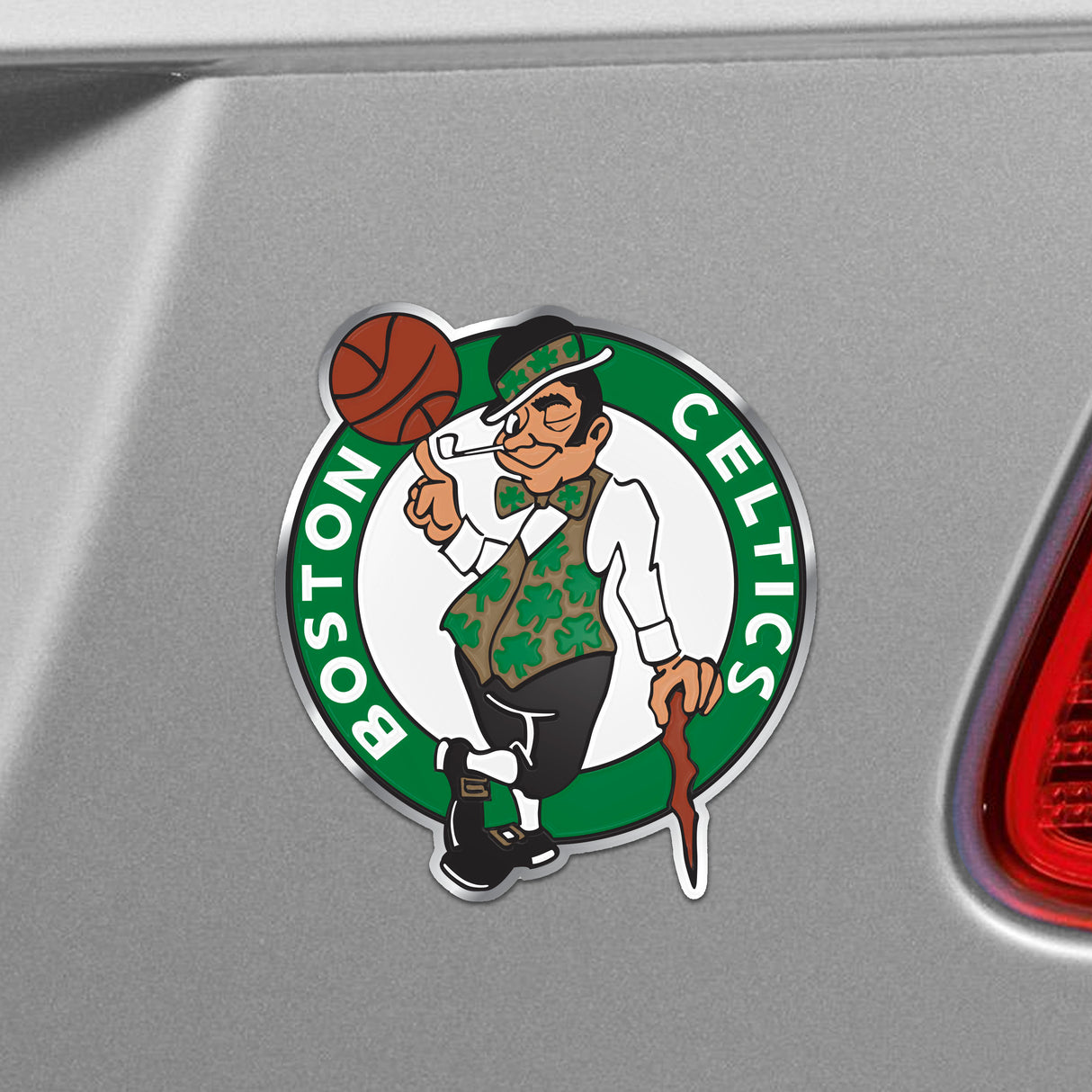 Fanmats Boston Celtics Heavy Duty Aluminum Embossed Color Emblem