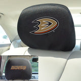 Fanmats Anaheim Ducks Embroidered Head Rest Cover Set - 2 Pieces