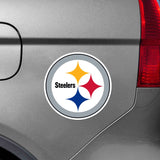 Fanmats Pittsburgh Steelers Large Team Logo Magnet 8.7" x 8.3"