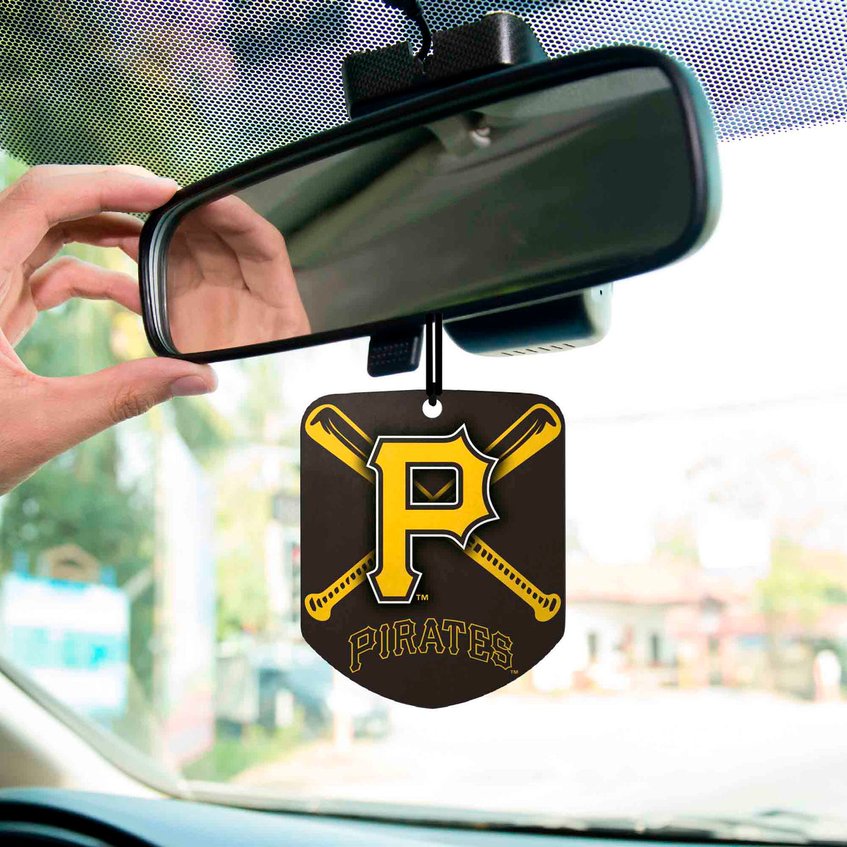 Fanmats Pittsburgh Pirates 2 Pack Air Freshener Fan Gear MLB Pittsburgh Pirates