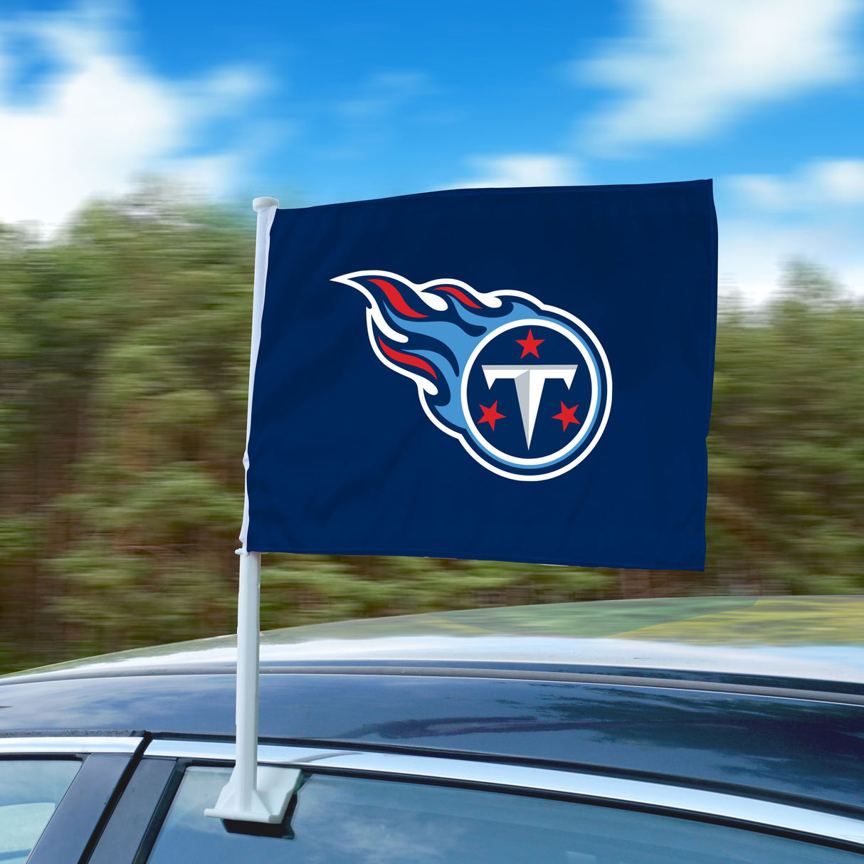 Fanmats Tennessee Titans Car Flag Large 1pc 11" x 14" Fan Gear NFL Tennessee Titans