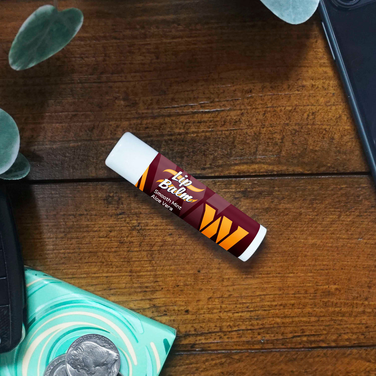Fanmats Washington Commanders Smooth Mint SPF 15 Lip Balm
