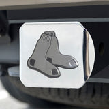 Fanmats Boston Red Sox Chrome Metal Hitch Cover with Chrome Metal 3D Emblem