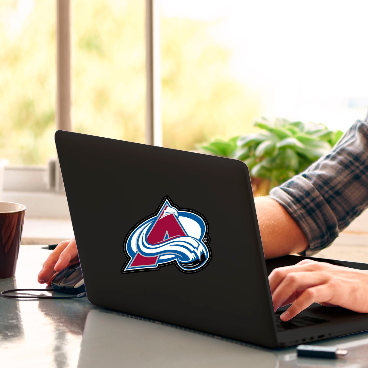 Fanmats Colorado Avalanche Matte Decal Sticker