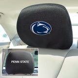 Fanmats Penn State Nittany Lions Embroidered Head Rest Cover Set - 2 Pieces Fan Gear NCAA Penn State Nittany Lions