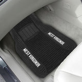 Fanmats West Virginia Mountaineers 2 Piece Deluxe Car Mat Set Fan Gear NCAA West Virginia Mountaineers