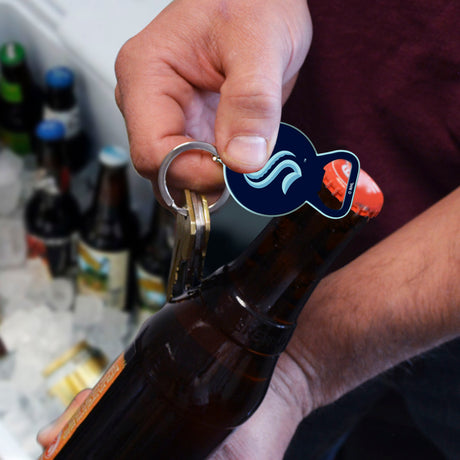 Fanmats Seattle Kraken Keychain Bottle Opener Fan Gear NHL Seattle Kraken