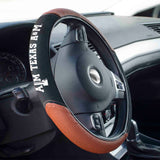 Fanmats Texas A&M Aggies Football Grip Steering Wheel Cover 15" Diameter