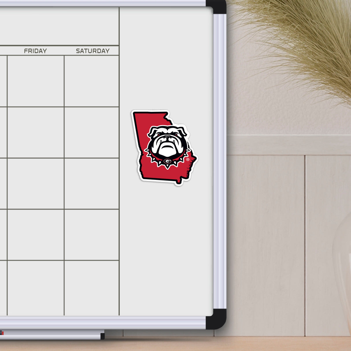 Fanmats Georgia Bulldogs Team State Shape Decal Sticker