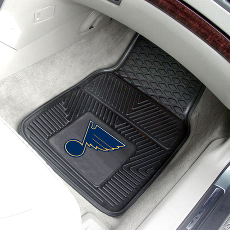 Fanmats St. Louis Blues Heavy Duty Car Mat Set - 2 Pieces Fan Gear NHL St. Louis Blues