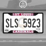 Fanmats St. Louis Cardinals Metal License Plate Frame Black Finish