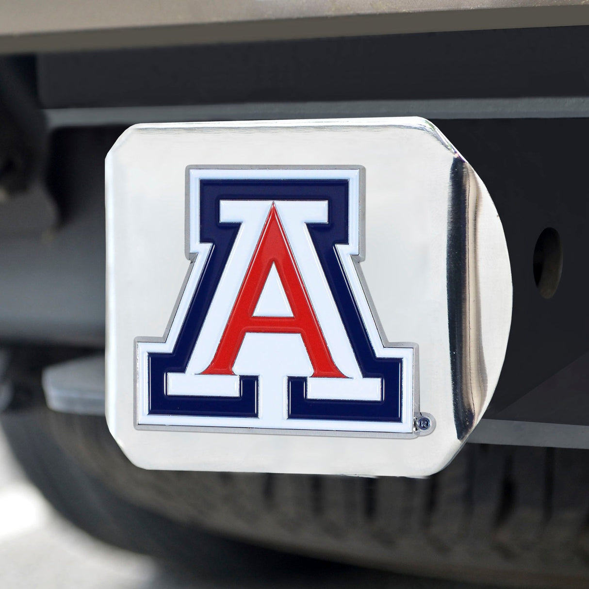 Fanmats Arizona Wildcats Hitch Cover - 3D Color Emblem Fan Gear NCAA Arizona Wildcats