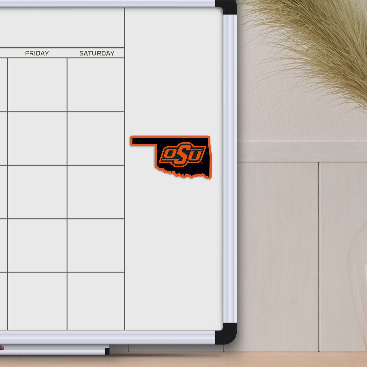Fanmats Oklahoma State Cowboys Team State Shape Decal Sticker