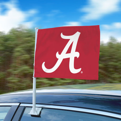 Fanmats Alabama Crimson Tide Car Flag Large 1pc 11" x 14" Fan Gear NCAA Alabama Crimson Tide