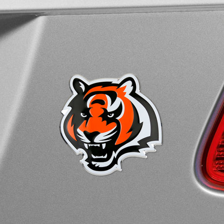 Fanmats Cincinnati Bengals Heavy Duty Aluminum Embossed Color Emblem Fan Gear NFL Cincinnati Bengals