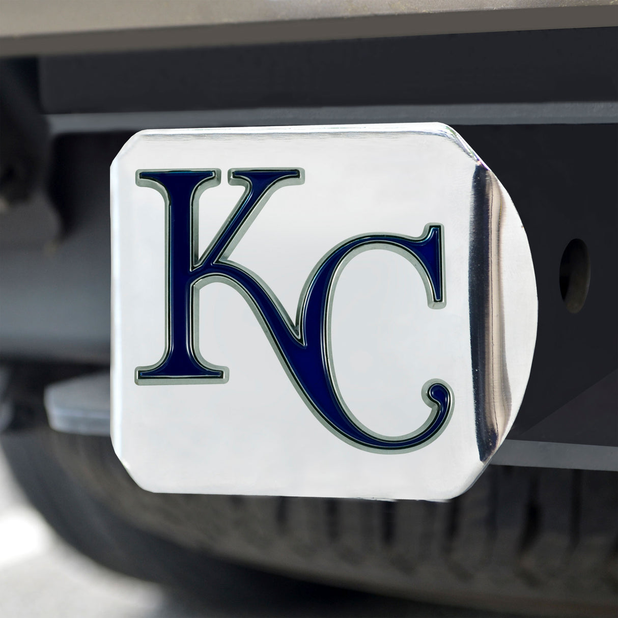 Fanmats Kansas City Royals Hitch Cover - 3D Color Emblem Fan Gear MLB Kansas City Royals