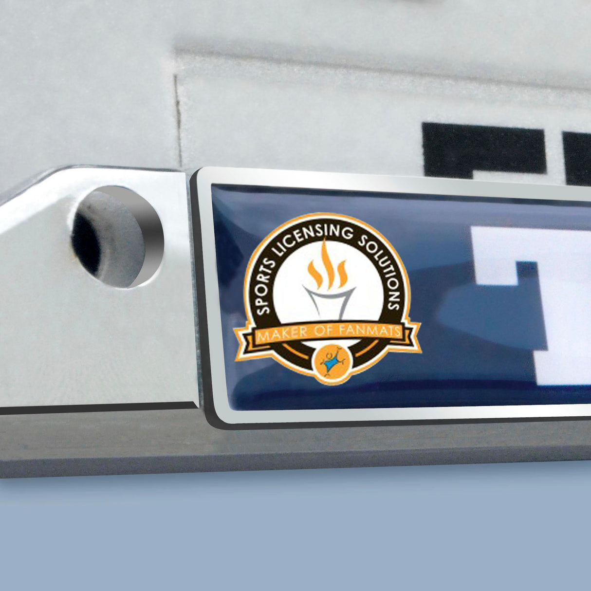 Fanmats Purdue Boilermakers Chrome Metal License Plate Frame, 6.25" x 12.25"