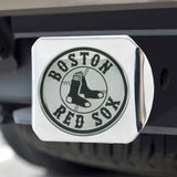 Fanmats Boston Red Sox Chrome Metal Hitch Cover with Chrome Metal 3D Emblem