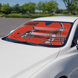 Fanmats Cleveland Browns Windshield Sun Shade Fan Gear NFL Cleveland Browns
