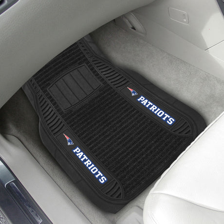 Fanmats New England Patriots 2 Piece Deluxe Car Mat Set Fan Gear NFL New England Patriots