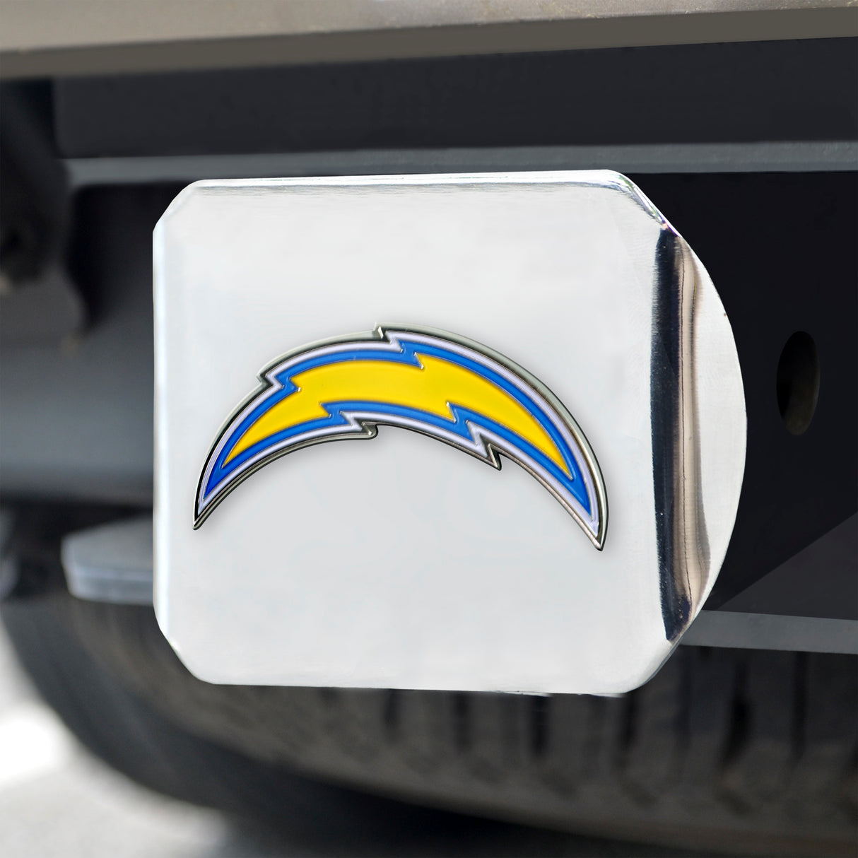 Fanmats Los Angeles Chargers Hitch Cover - 3D Color Emblem Fan Gear NFL Los Angeles Chargers