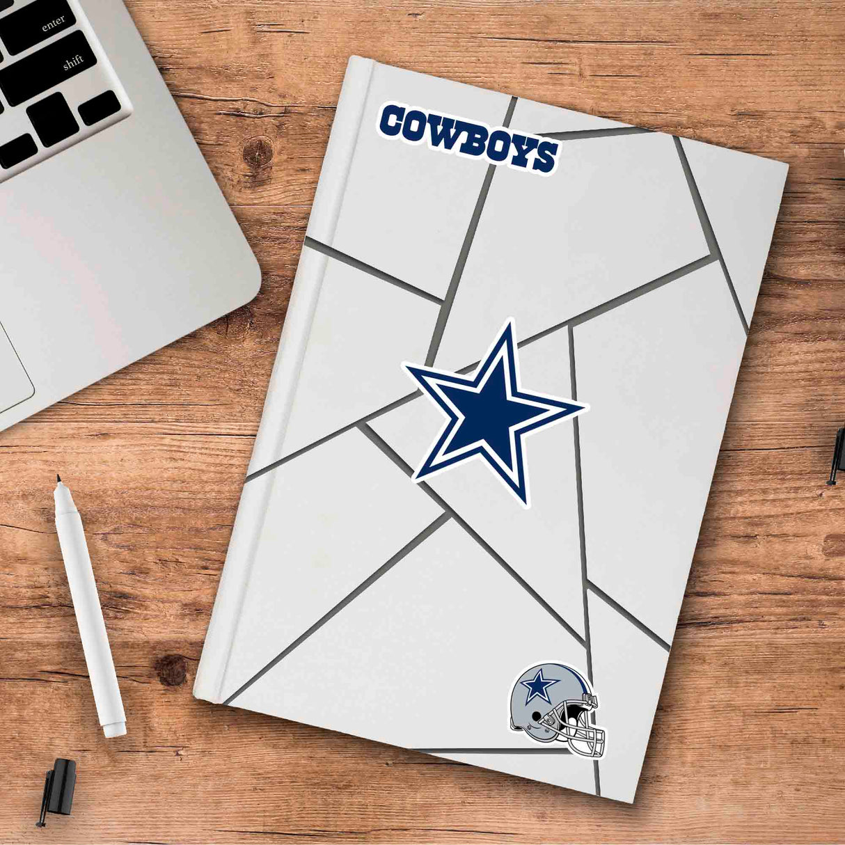 Fanmats Dallas Cowboys 3 Piece Decal Sticker Set