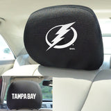 Fanmats Tampa Bay Lightning Embroidered Head Rest Cover Set - 2 Pieces