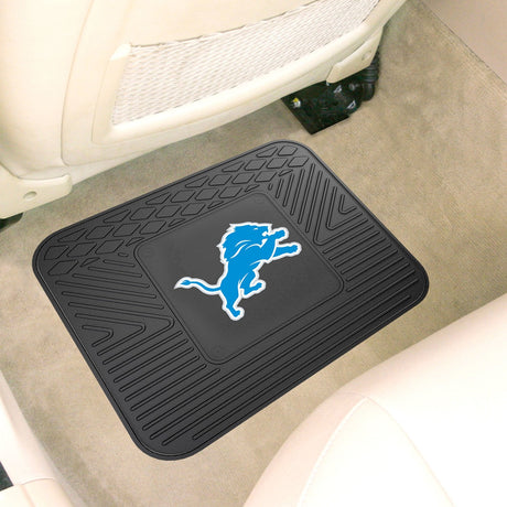 Fanmats Detroit Lions Back Seat Car Utility Mat - 14" x 17" Fan Gear NFL Detroit Lions