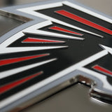 Fanmats Miami Hurricanes 3D Black License Plate Fan Gear NCAA Miami Hurricanes