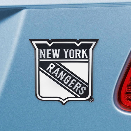Fanmats New York Rangers 3D Chrome Metal Emblem Fan Gear NHL New York Rangers